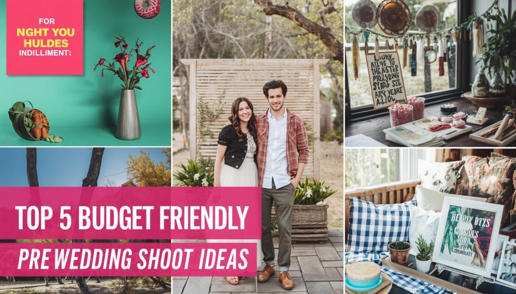 Top 5 Budget Friendly Prewedding Shoot Ideas