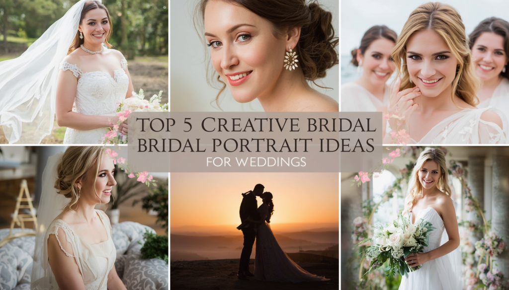 Top 5 Creative Bridal Portrait Ideas For Weddings
